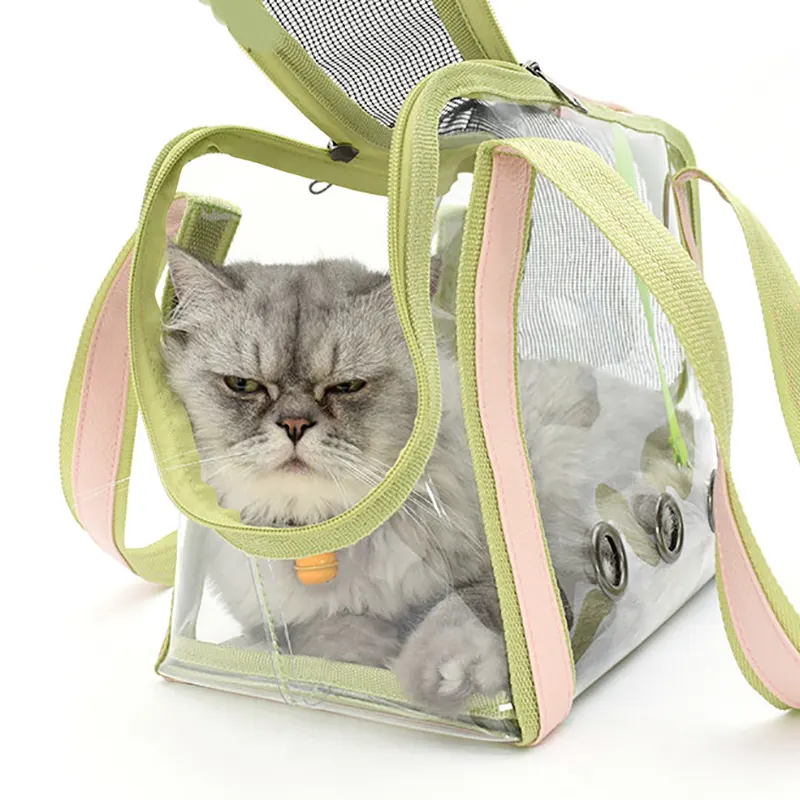 Windowed Shoulder Pet Carrier Bag