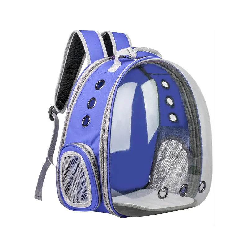 Mochila transportadora para animais de estimação com janela transparente